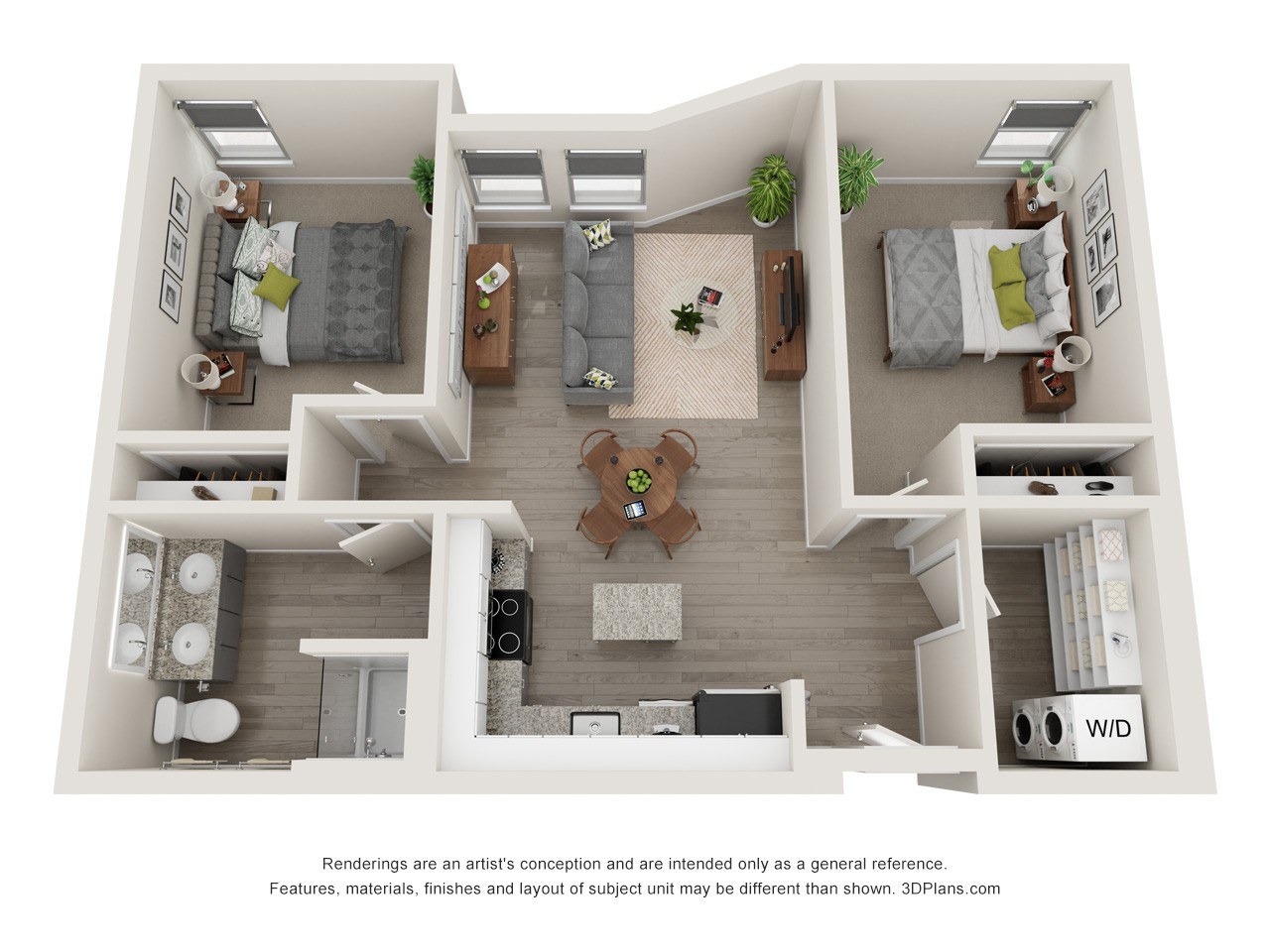 Two Bedroom Waitlist floor plan